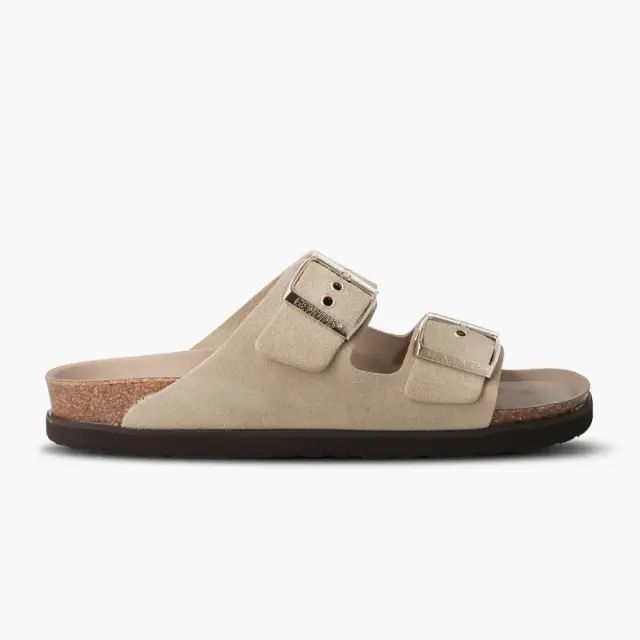 Genuins Πέδιλα Γυναικείο δέρμα Nubuck Μπεζ GEN/HAWAII PREM G104350 SAND