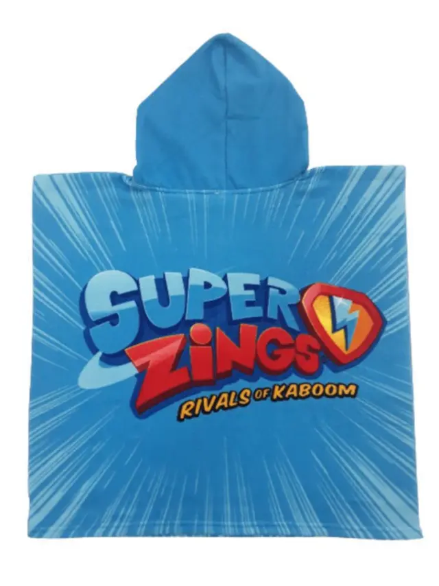 Πόντσο Παιδικό 55x55cm Aymax Super Zings 70200450001 2
