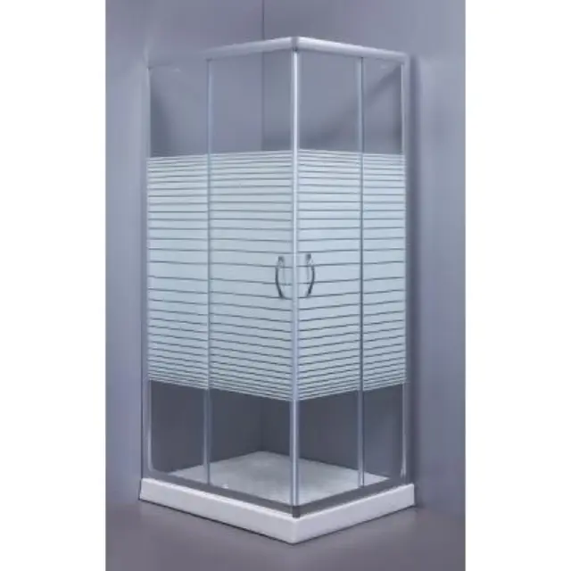 60-1280 DORA - ΚΑΜΠΙΝΑ - ΓΥΑΛΙ ΜΕ ΓΡΑΜΜΕΣ 120*80*185 ΣΧΕΤΗ GLORIA