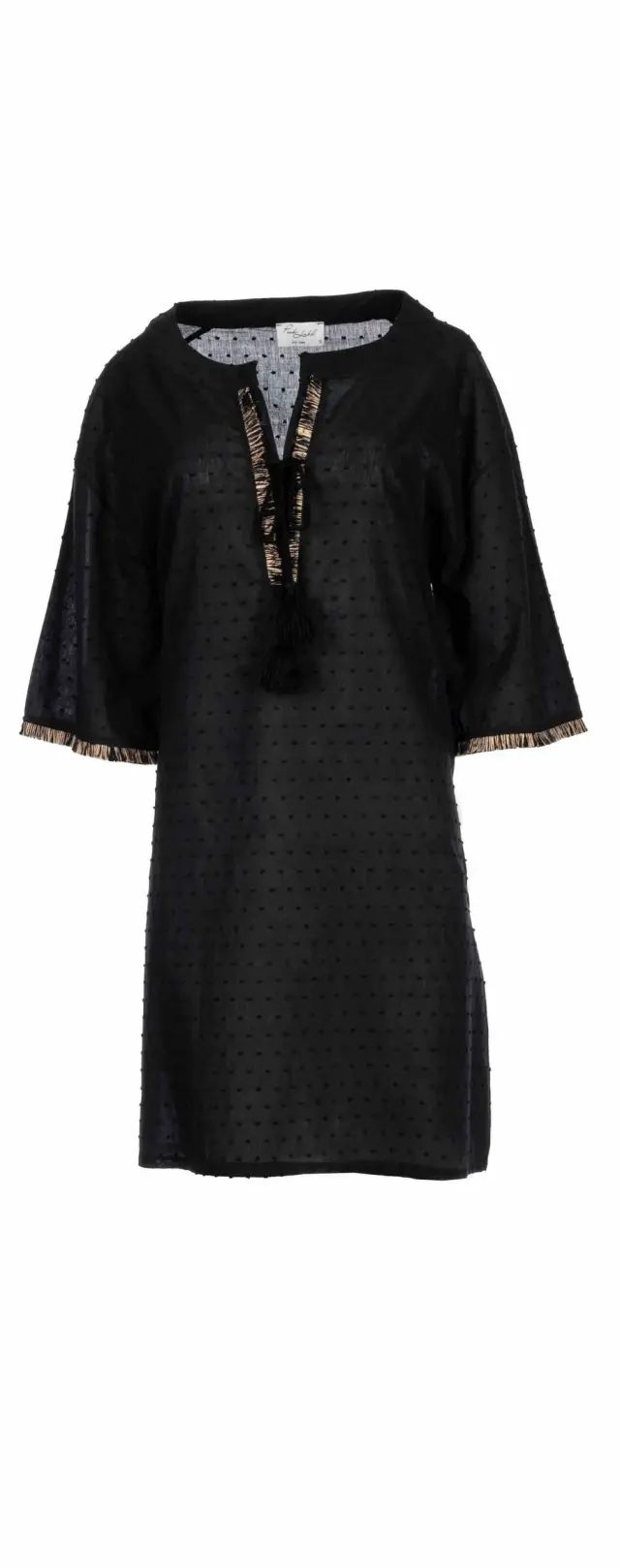 B114 - Blue Cloud - BEACHWEAR COTTON DOT - L