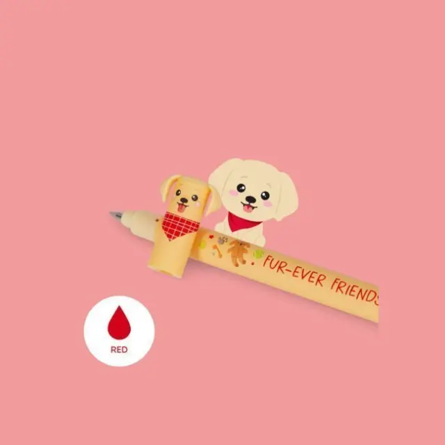 Legami Σετ 3 Στυλό με Μελάνι που σβήνει / Erasable Gel Pens: Fur-ever friends (Limited edition) 3