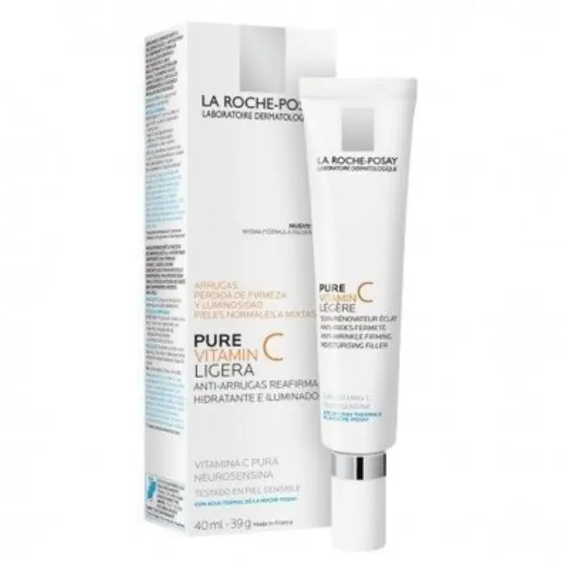 La Roche Posay Pure Vitamin C Light 24ωρη Αντιγηραντική & Συσφικτική Κρέμα Προσώπου για Κανονικές/Μικτές Επιδερμίδες με Υαλουρονικό Οξύ 40ml