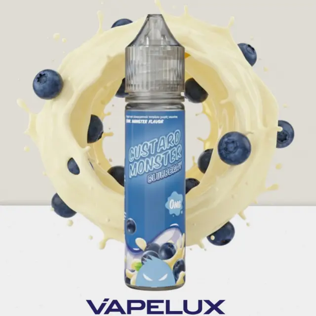 Monster Vape Flavor Shots Custard Blueberry 15ml to 60ml