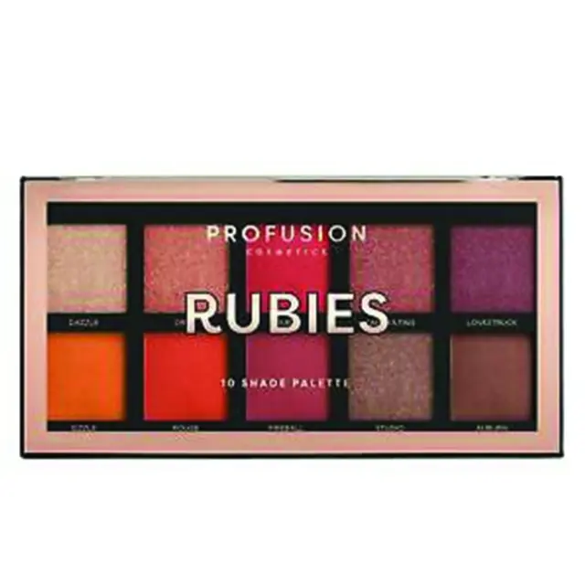 Profusion Cosmetics Παλέτα Σκιών Rubies
