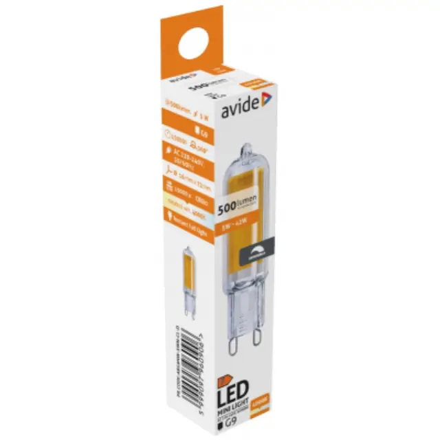 Avide LED 5W G9 COB NW 4000K Ντιμαριζόμενο 15.001.2045