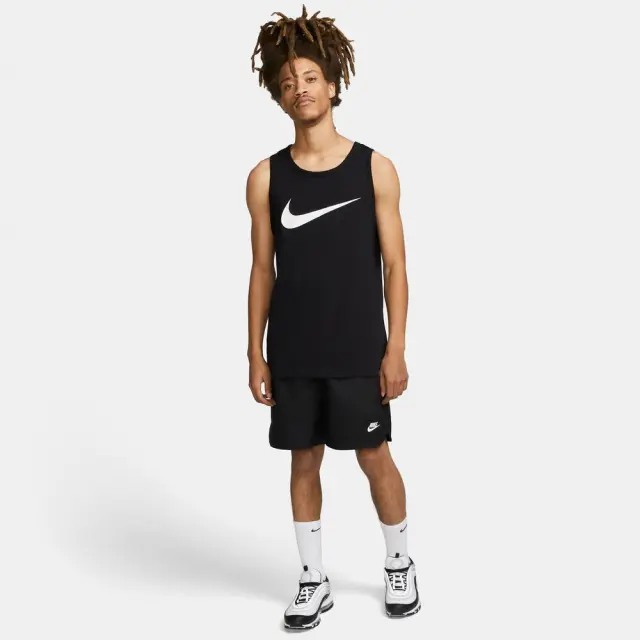 Nike Sportswear Swoosh Tank (FB9764-010) - Μαύρο - S 3