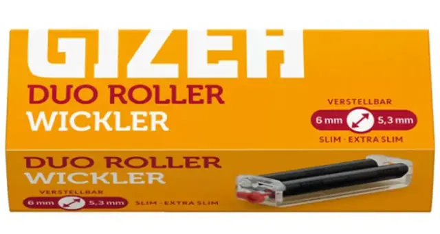 Gizeh Duo Adjustable Μηχανάκι Στριφτού - Ρυθμιζόμενο Extra Slim & Slim 70mm 2