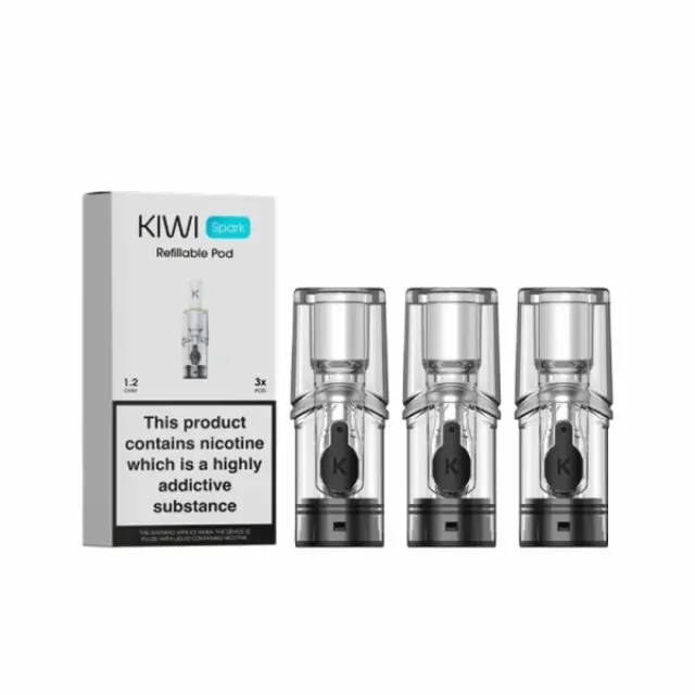 Kiwi Spark Ανταλλακτικά Pod Clear White 2ml με Αντίσταση 1.2ohm 3τμχ