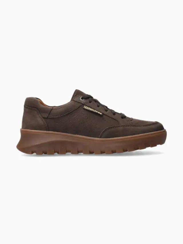 Mephisto Sneakers Ανδρικό δέρμα/δέρμα Nubuck Καφέ MEP/FLYNN D/BROWN 2