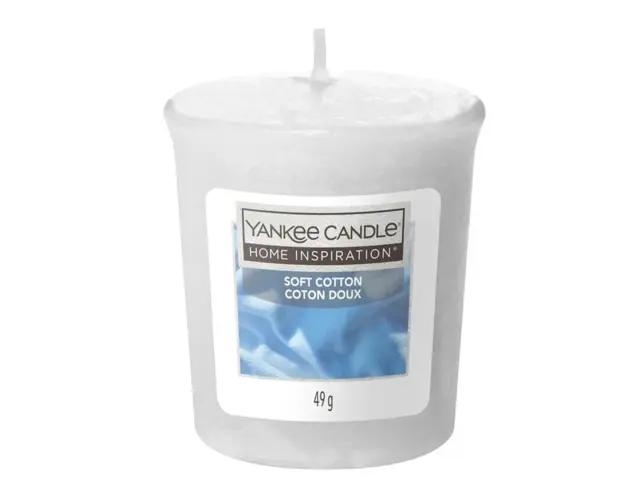 Αρωματικό Κερί Yankee Candle με διάρκεια καύσης έως 15 ώρες και άρωμα Soft Cotton 1570551E 2