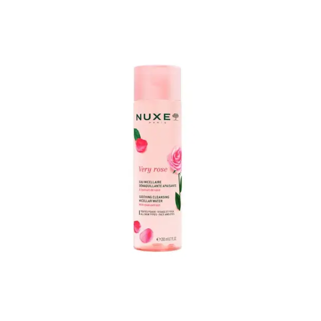 Nuxe Very Rose Micellar Water Καταπραϋντικό Kαθαριστικό Μικυλλιακό Νερό, 200ml