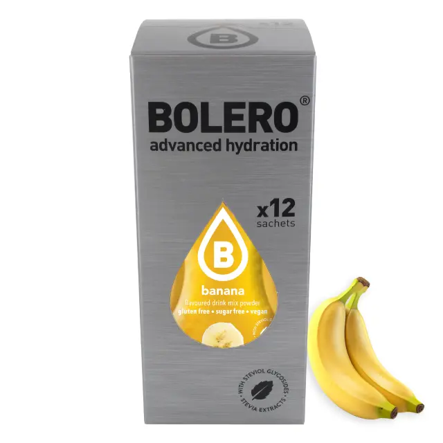 BOLERO Μπανάνα - Χυμός σε σκόνη για 0,5L (Κουτί των 12) x3gr