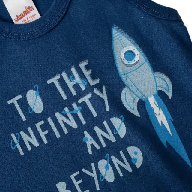 Minerva Παιδικό Φανελάκι Αγόρι Αμάνικο Rocket, Χρώμα Indigo - 12 Y 2