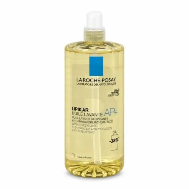 La Roche-Posay Lipikar cleansing foaming oil Huile Lavante AP+ Lipid-Replenishing Cleansing Oil 1000 ml