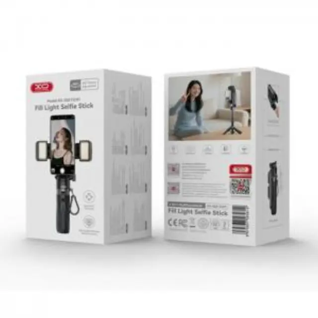 Πολυμορφικό Bluetooth selfie stick με αποσπώμενα φώτα 3