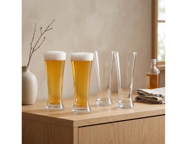Σετ ποτήρια μπύρας Εxcellent Houseware Χωρητικότητας 320ml - 4 τεμάχια YE6000530