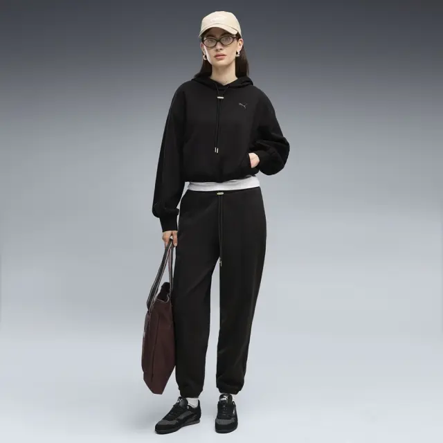 Puma Women's HER Relaxed Fleece Hoodie Μαύρο 694027-01 (Puma) - XLarge 2