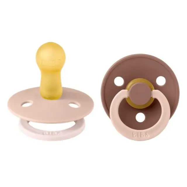 Σετ 2 Πιπίλες Color Fusion Dusky Blush/Woodchuck (6-18 μηνών) - Bibs 2