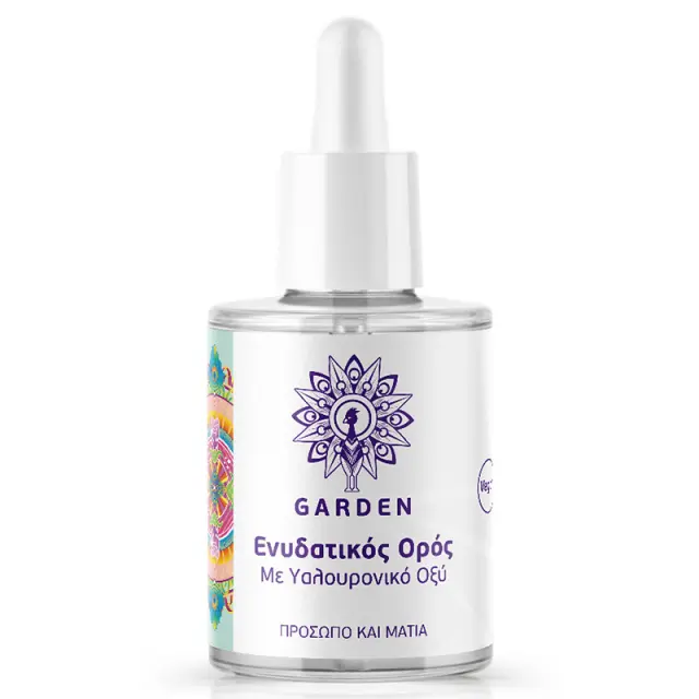 Garden Ορός Gel Υφής με Υαλουρονικό Οξύ για 24ωρη Ενυδάτωση σε Πρόσωπο & Μάτια 30ml 2