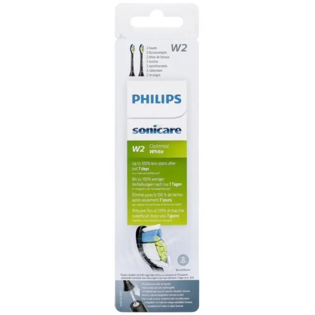 Philips Sonicare Optimal White HX6062/88 Ανταλλακτικές Κεφαλές Οδοντόβουρτσας 2 τεμάχια 2