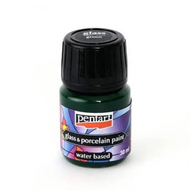 Χρώμα για Γυαλί και πορσελάνη 30ml Pentart - Πράσινο