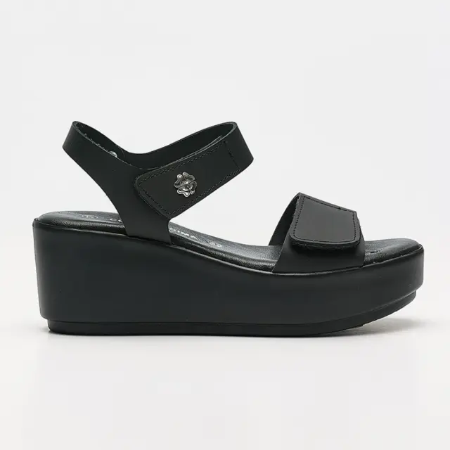 Comodissima Πέδιλα Γυναικείο δέρμα Μαύρο COM/343180 NERO