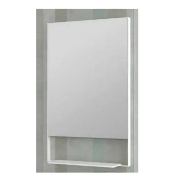 Ritmo Ορθογώνιος Καθρέπτης Μπάνιου 70x80cm Λευκός
