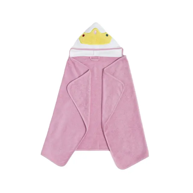 Nima Kids Παιδική κάπα 70x120 με κουκουλα - Princess Ροζ, Λευκό 2
