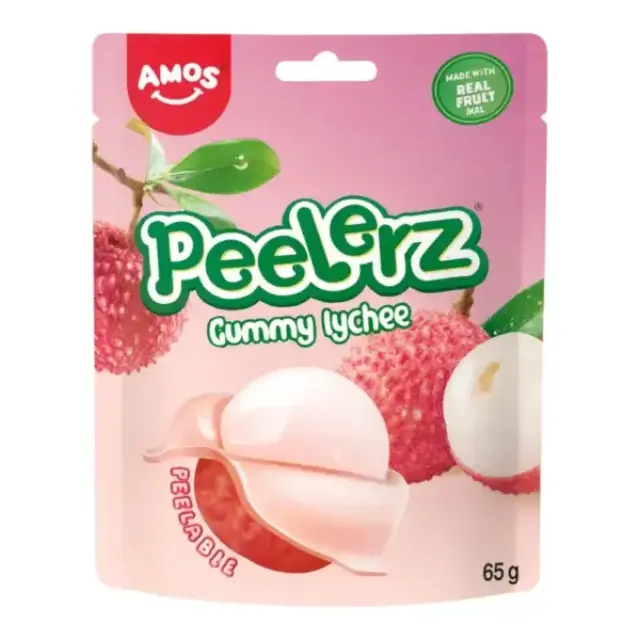 AMOS Peelerz Gummy Lychee Cube 46g