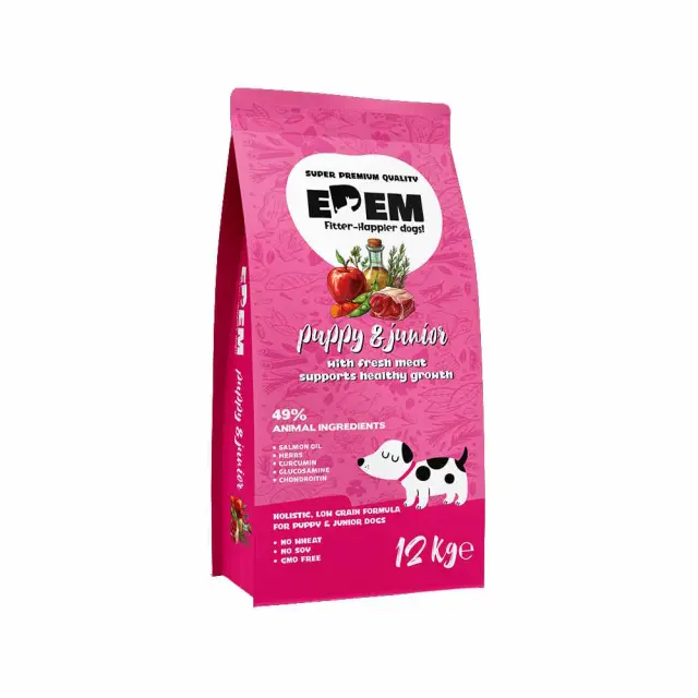 Edem Low Grain Puppy & Junior 12Kg Μονόχρωμο