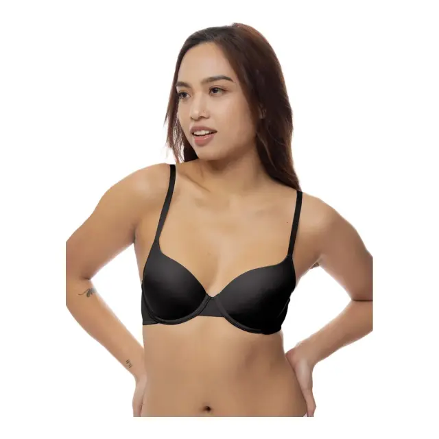DORINA Γυναικείο Σουτιέν T-Shirt Michelle Eco, Χρώμα Μαύρο