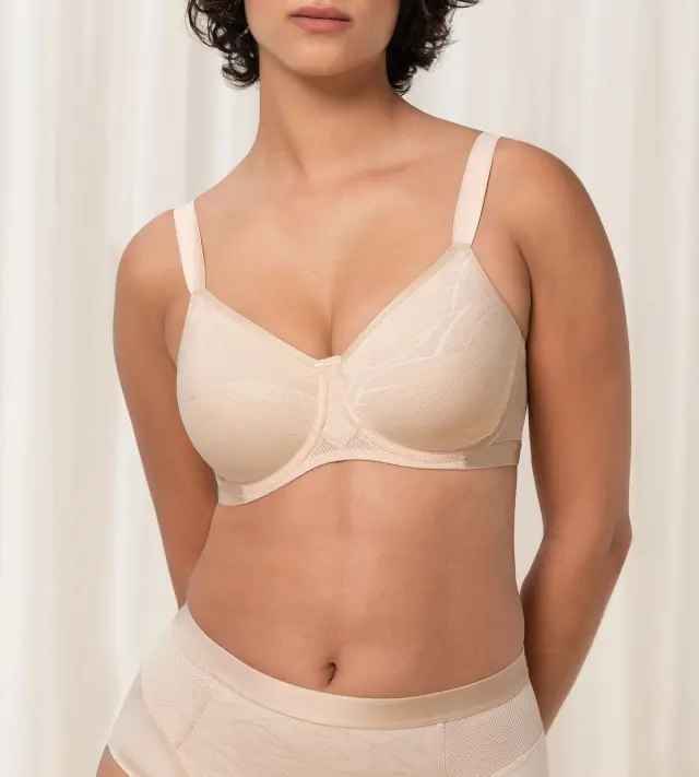 Triumph Σουτιέν Airy Sensation W01 Minimizer Μπεζ Ανοιχτό