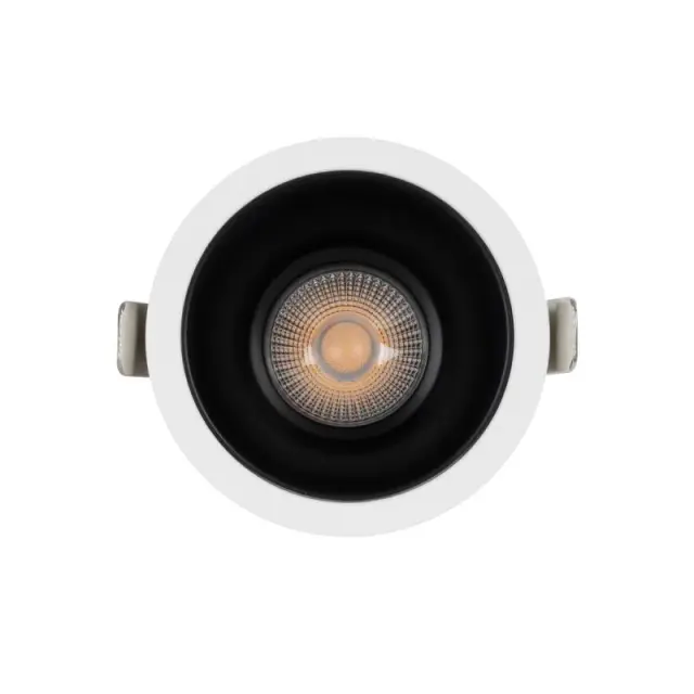 Χωνευτό LED Downlight 12W 2700K IP65 GLOBOSTAR DUSTY 60341 Άσπρο Άσπρο/Μαύρο Μαύρο 3