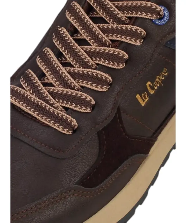 Lee Cooper - Ανδρικά Sneakers Liverpool LCM628110-0080 Καφέ - 42 3
