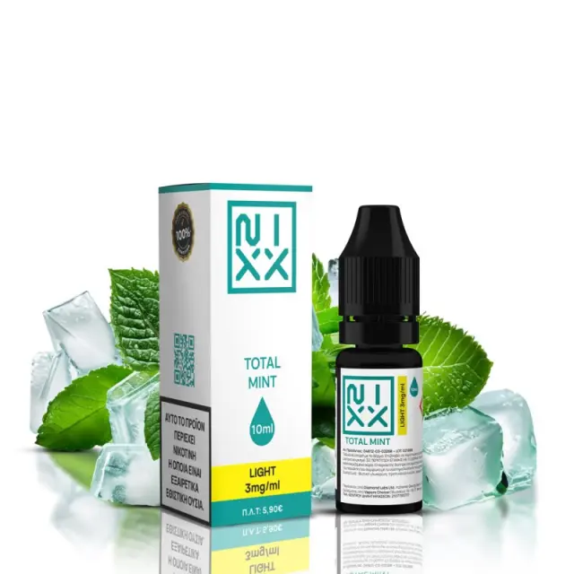 Nixx Total Mint Έτοιμο Υγρό 10ml 3mg