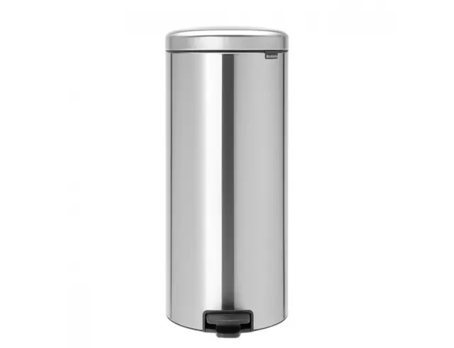 Καλάθι απορριμμάτων New Icon Brabantia με χωρητικότητα 30L και διαστάσεις 38x29.3x67.9cm - Matt Steel080.1143/80