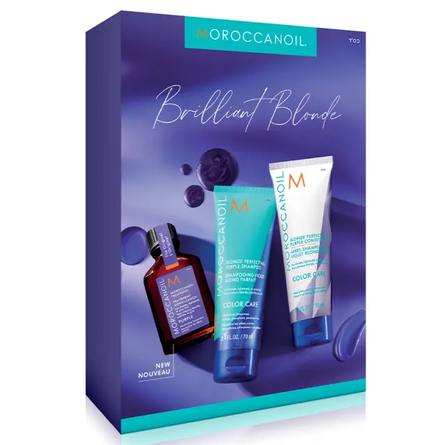 Moroccanoil Brilliand Blonde Set