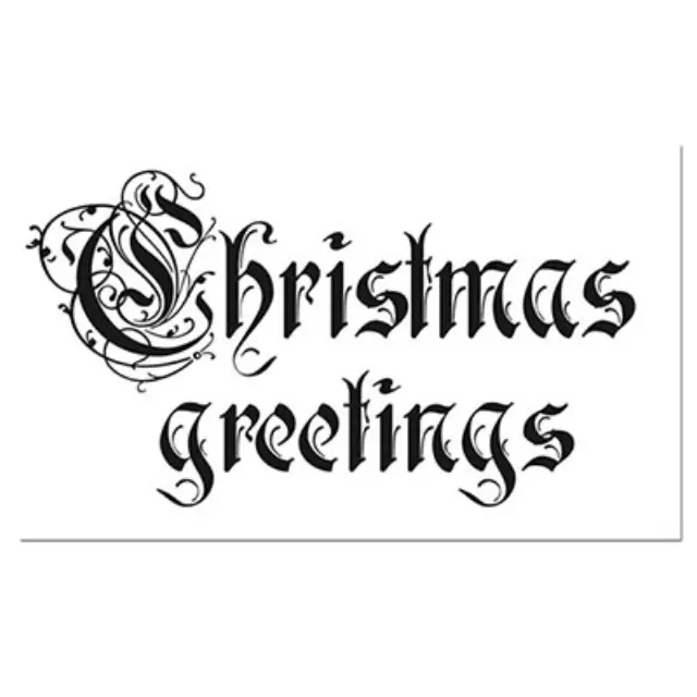 Σφραγίδα Stamperia Εύκαμπτη HD - 7x11cm - Christmas Greetings
