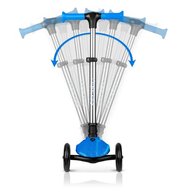 Ricokids Παιδικό Πατίνι Jelly με 3 Τροχούς Led ,Που Λάμπει στο Σκοτάδι Μπλε 3