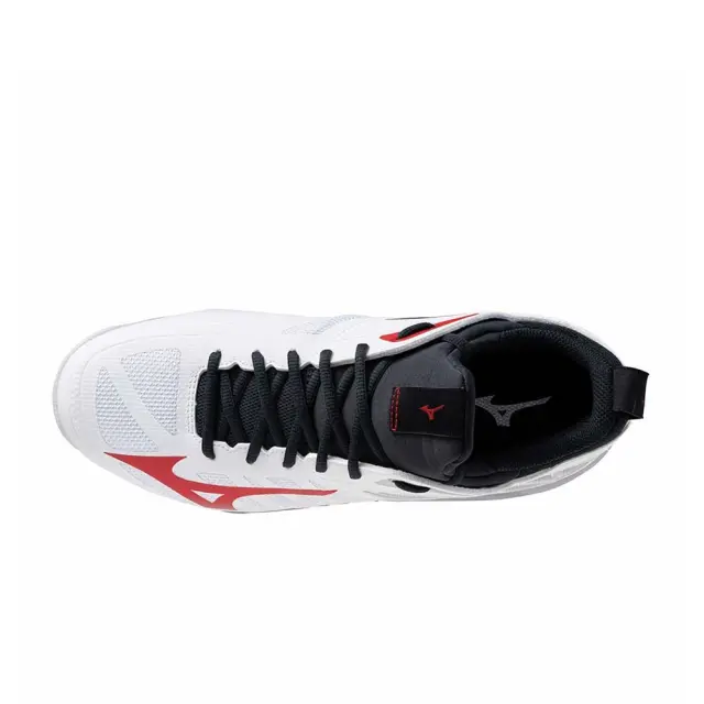 Mizuno Men's Wave Dimension Άσπρο - Κόκκινο V1GA224096 (Mizuno) 3