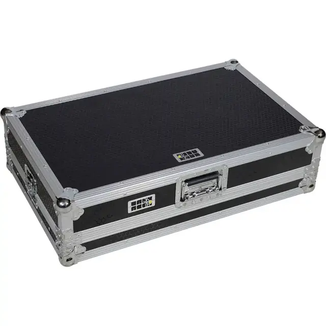 WALKASSE WMC-PROFLX10LTS Flight case Midi Controller PioneerDDJ-FLX10 Silver (Laptop stand) 2