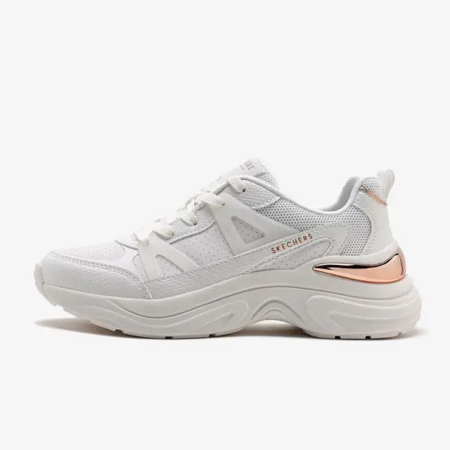 Sneaker Skechers Snake Trimmed Perforated Durleather 177576_WHT Άσπρο - 40