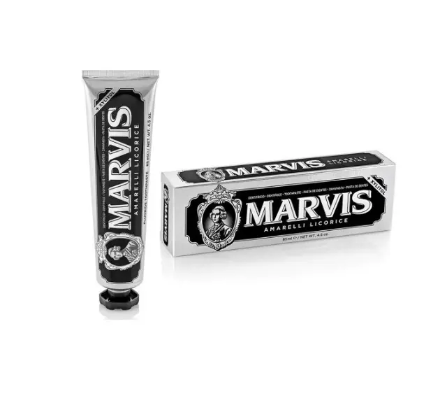 Marvis | Toothpaste Amarelli Licorice Mint Οδοντόκρεμα με Γεύση Γλυκόριζα και Μέντα | 85ml