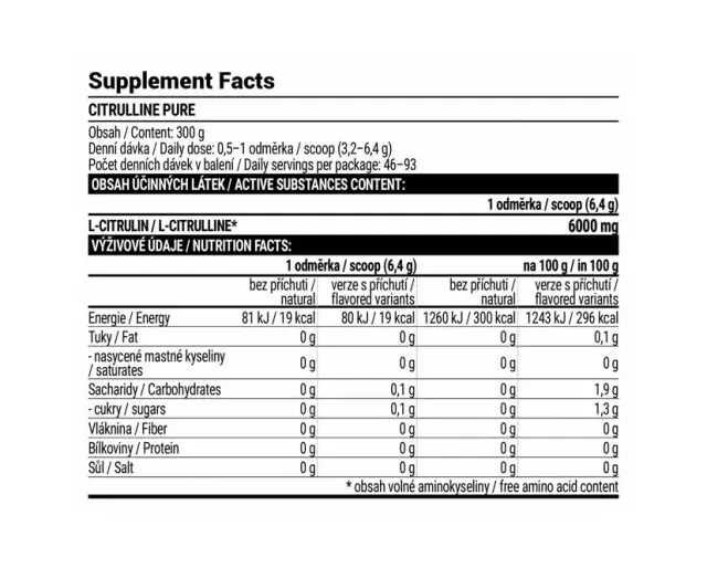 Extrifit Citrulline Pure Powder 2