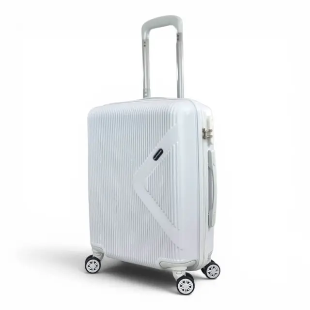 Σκληρή Βαλίτσα Καμπίνας PLAYFULBAGS PS029-20 (55x40x19cm) – Ιδανική για Ryanair & Low-Cost Πτήσεις - Ροζ/Χρυσό 2