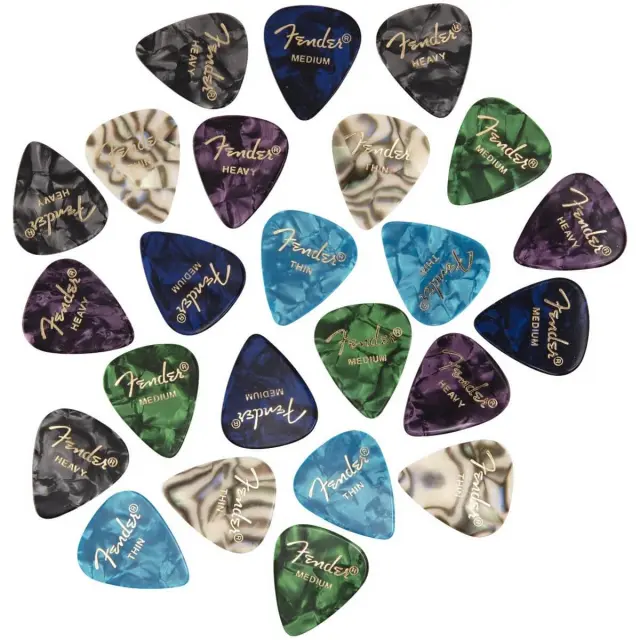 Fender 351 Premium Cell Mix Πένες Multi-Color (24 τεμάχια)