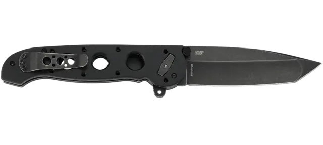 CRKT M16-04DB BLACK TANTO W/DEADBOLT ASSIST 2