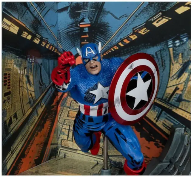 Mc Farlane Αγαλμα MARVEL Captain America (Captain America #100) - Statue 12cm 3