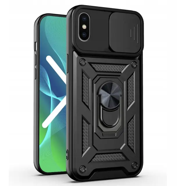 Techsuit® CamShield Series Back Cover Προστατευτική Θήκη για iPhone X/Xs- Black