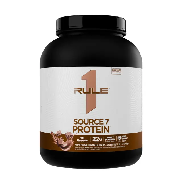 Rule1 Source 7 Protein Milk Chocolate, 4 lbs